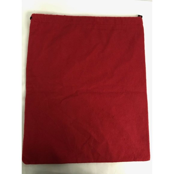 Valentino Storage Drawstring Dust Bag Cotton Red 14" x 11.8" - Picture 5 of 5